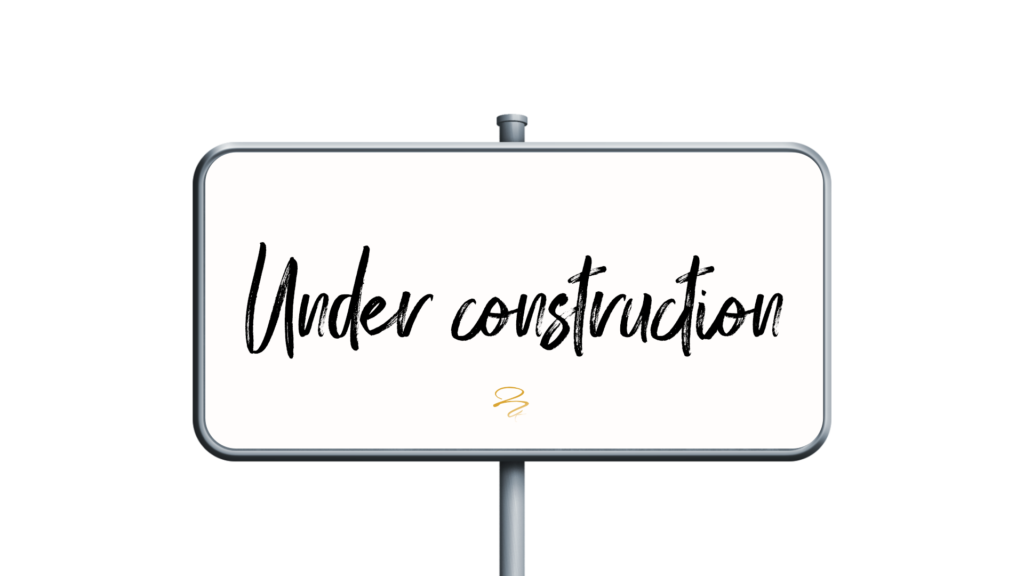 Site under construction panel